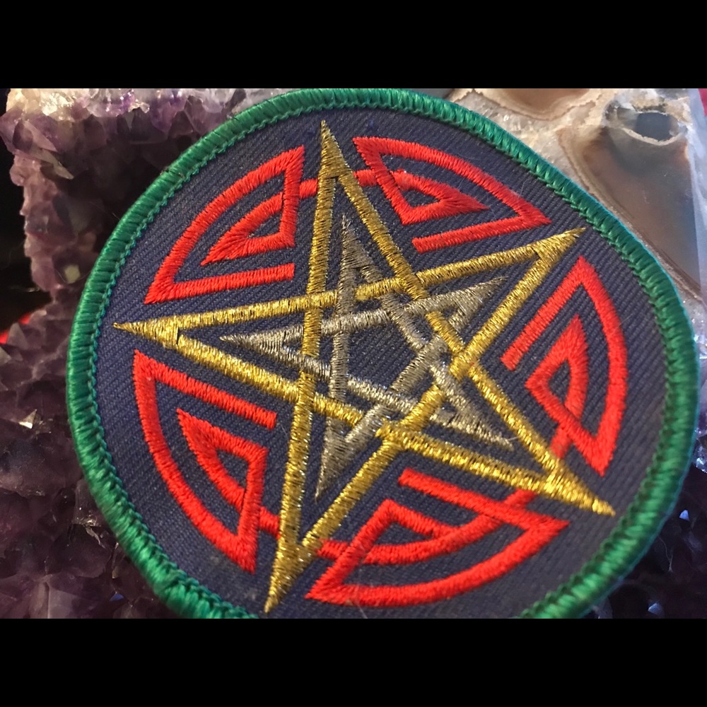 New-Pentagram Embroidered Patch